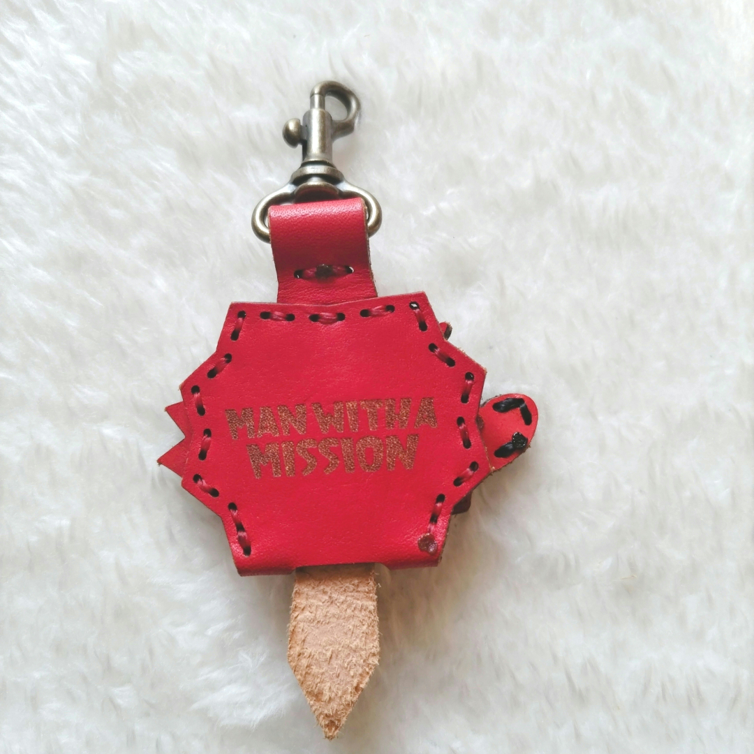 MAN WITH A MISSION - MAN WITH A MISSON FC限定 ロゴキーカバー 本革