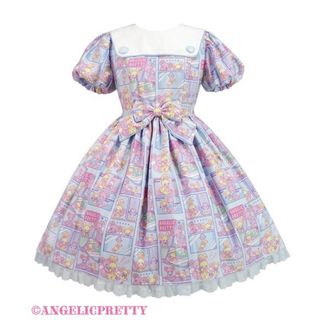 Angelic Pretty - ロリータ 赤 香水瓶柄ワンピース 夏物の通販 by