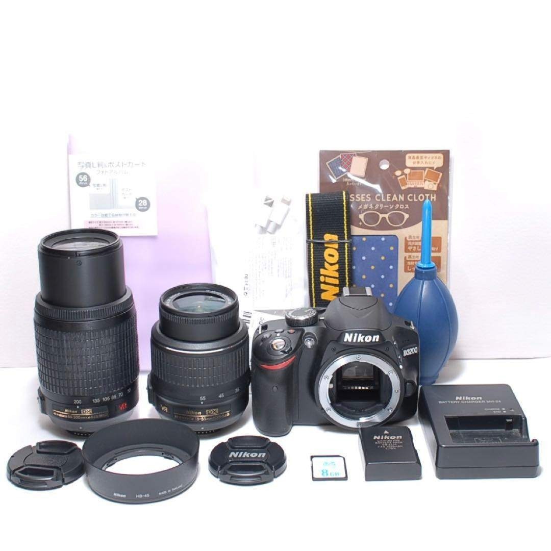 Nikon - 美品✨スポーツ観戦におすすめ✨Nikon D3200✨ダブルレンズ