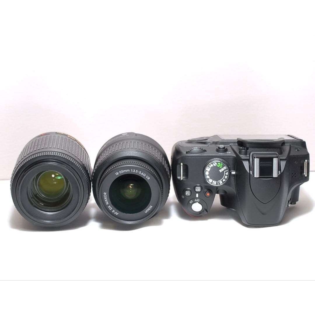 Nikon - 美品✨スポーツ観戦におすすめ✨Nikon D3200✨ダブルレンズ