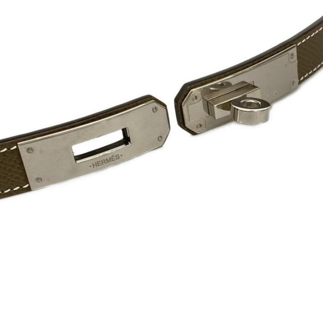 HERMES - HERMES(エルメス) ベルト美品 ケリー エトゥープ シルバー