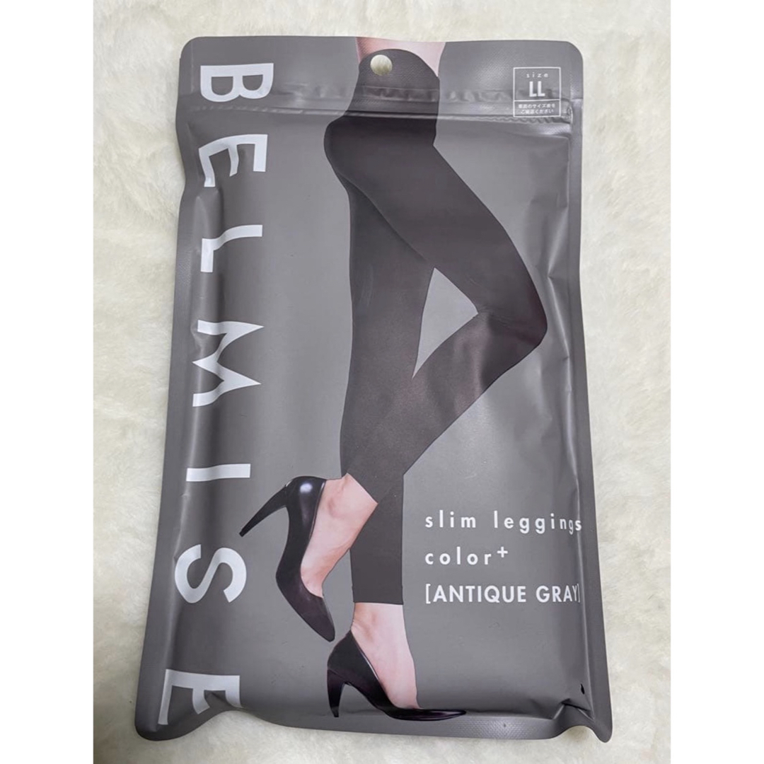 BELMISE - ベルミス スリムレギンス LL アンティークグレーの通販 by m