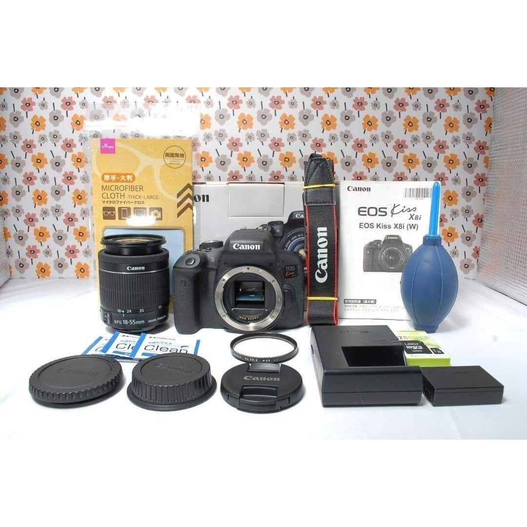 Canon - ❤Canon Kiss X8i❤一眼レフ❤Wi-Fi転送❤高性能STMレンズ❤の
