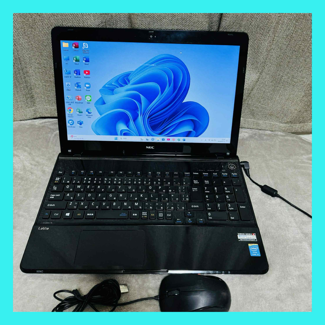 NEC - S238 NECノートパソコンSSDサクサク動く Windows11オフィス付き