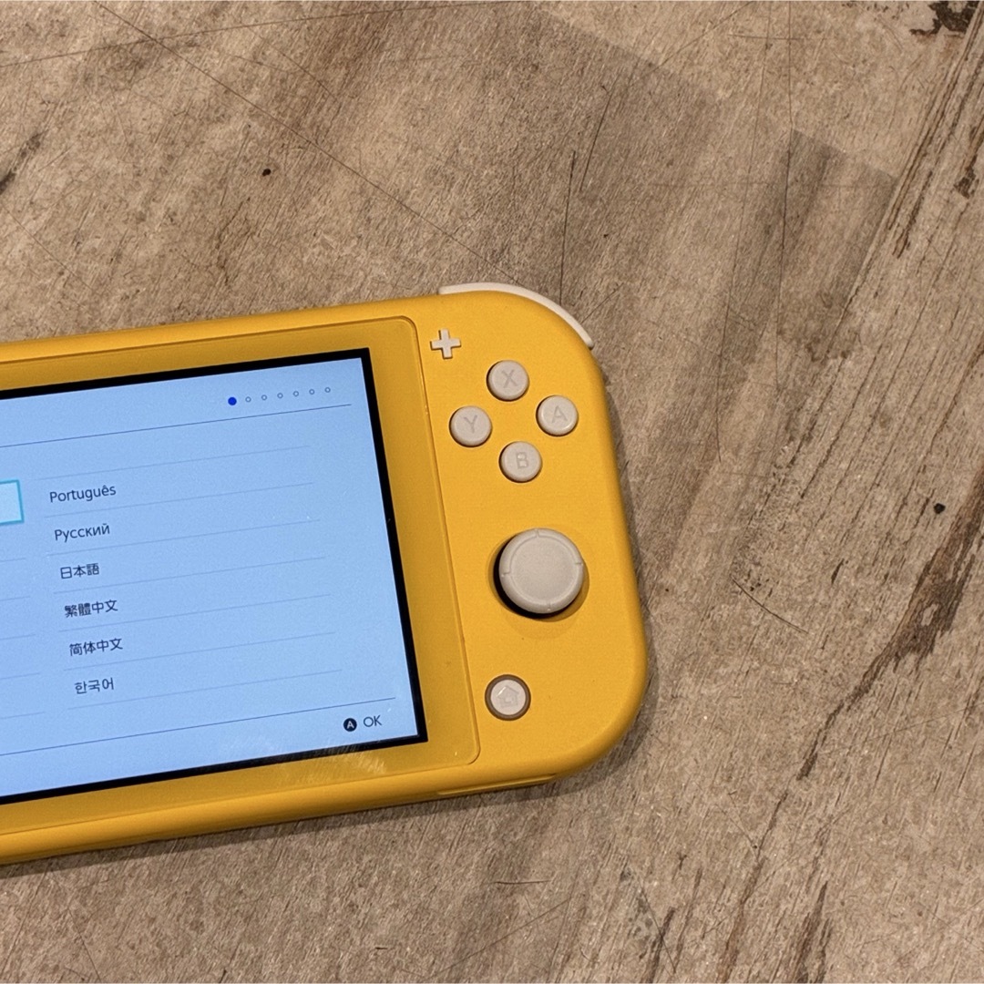 Nintendo Switch - 中古 訳あり 動作品 Nintendo Switch Lite イエロー
