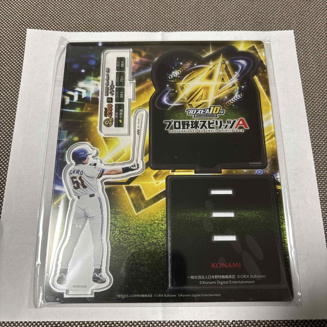 KONAMI - 【新品未使用・非売品】イチローアクリルスタンド プロ野球