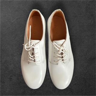 GEORGE COX - GeorgeCox 英国製 ラバーソール UK4 白 厚底 3588 清春の