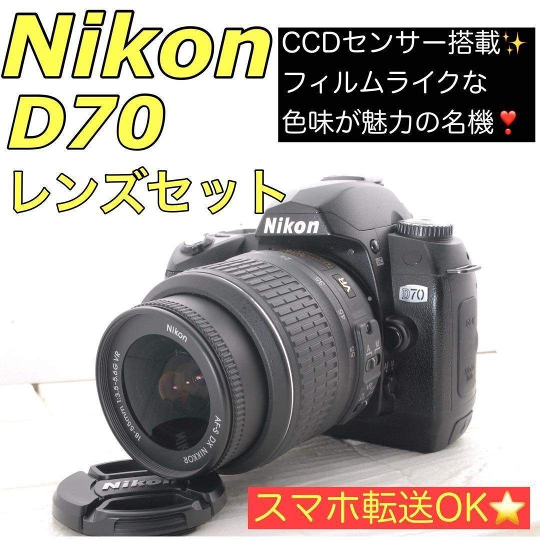Nikon - 最終訳あり価格❤️Nikon D70 レンズセット付属品多数 現状品