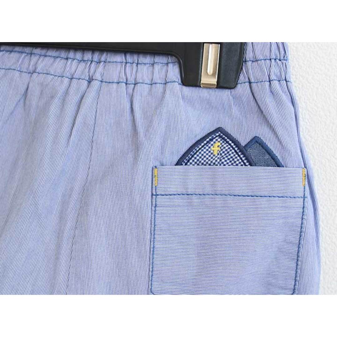 familiar - ファミリア ハーフパンツ 80cm キッズ 男児 青×白【中古