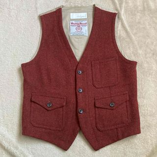 Harris Tweed - HARRIS TWEED ハリスツイード ジレ ベスト 襟付き