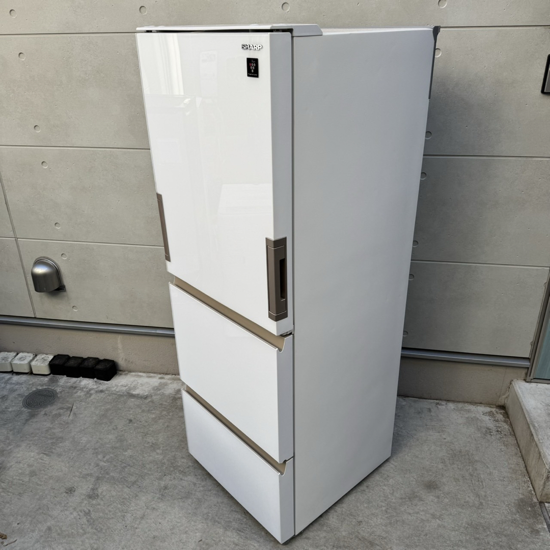 SHARP - 120⭐️2024年製美品☆シャープ冷蔵庫3ドア大型自動製氷両開き