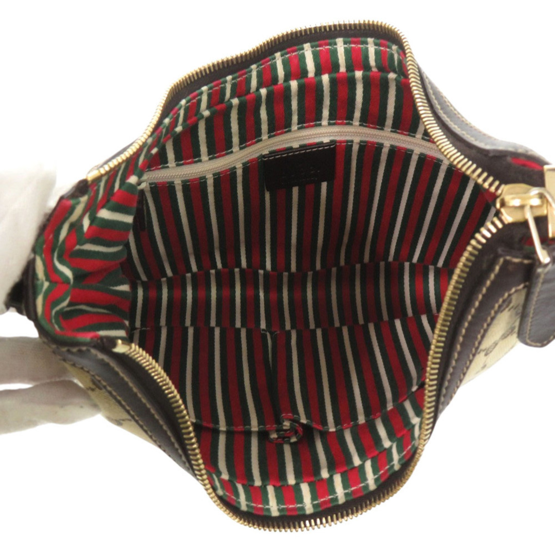 GUCCI - 美品 グッチ 182489 ゴールド金具 GGキャンバス レザー