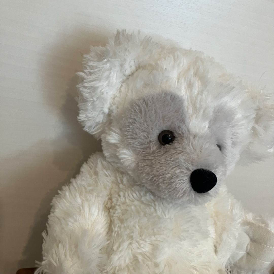 ダッフィー - WDW ディズニーベア ホワイト 長毛 初期 ダッフィーの