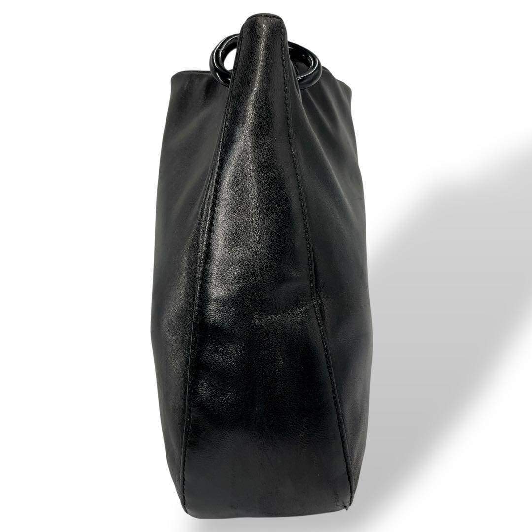 PRADA - プラダ ワンショルダーバッグ プラスチックチェーン 型押し