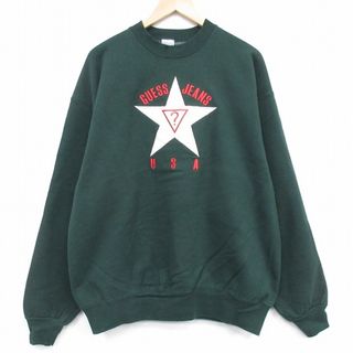 GUESS - 常田大希 着用モデル GUESS jeans ゲス 刺繍ロゴ スウェット