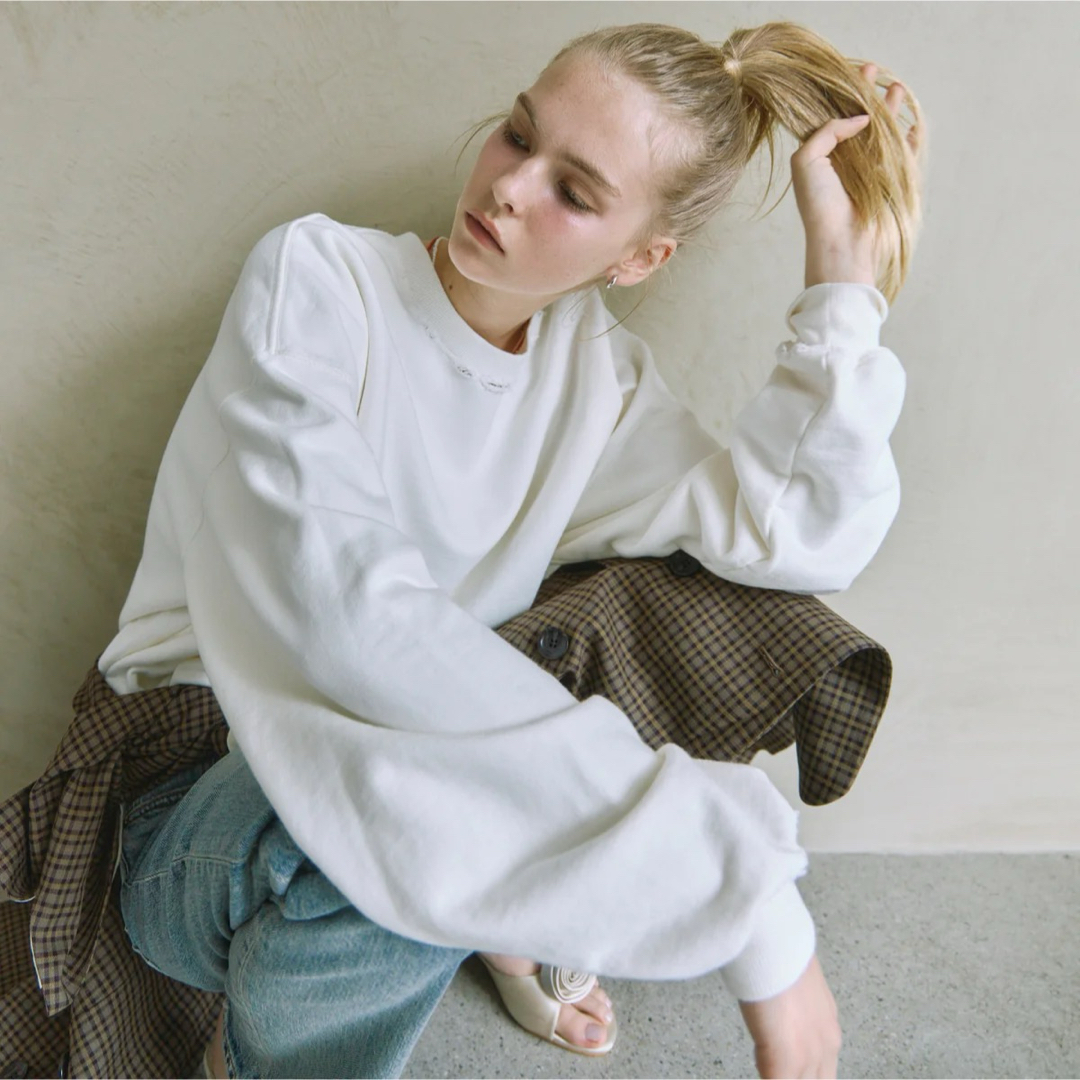 SeaRoomlynn - 新品Sea Room Lynn Acid dye ダメージSweatプルオーバー