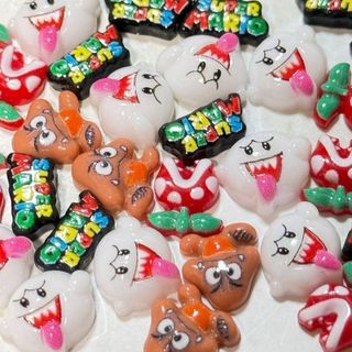 ディズニー リルリンリン クリスマス 3Dネイルパーツの通販 by ME｜ラクマ