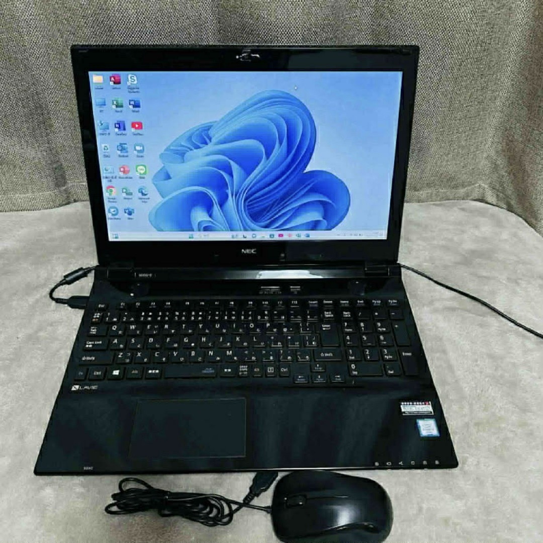 NEC - S210 NECノートパソコンSSD高速 WEBカメラWindows11オフィスの