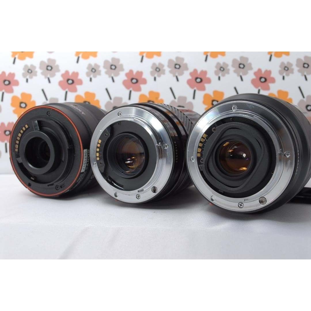 SONY - ❤SONY α65❤トリプルレンズ❤超望遠❤超高画質❤1秒10コマの