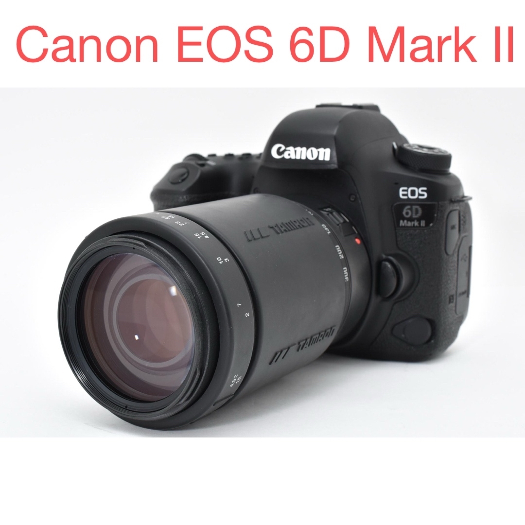 Canon - デジタル一眼レフカメラCanon EOS 6D Mark II 望遠レンズ