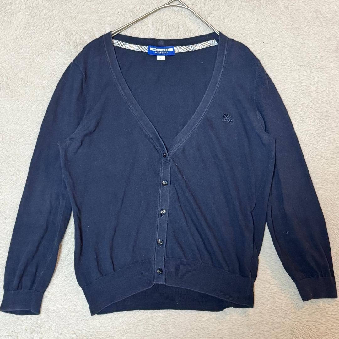 BURBERRY BLUE LABEL - バーバリーブルーレーベル カーディガン 38