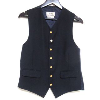 HERMES - 美品 Vintage エルメス HERMES ベスト ジレ スウェードレザー