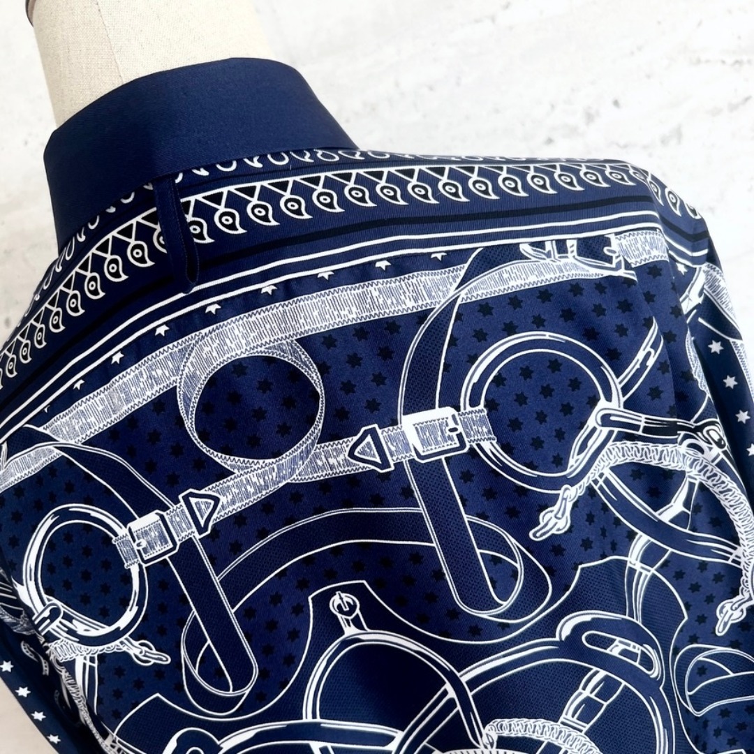 HERMES - 極美品☆HERMES☆シルク☆バンダナ☆シャツ☆ジャケット