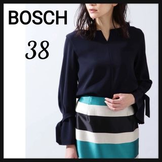 BOSCH - BOSCH ボッシュ バックジップ ブラウス シャツ size38/オフ