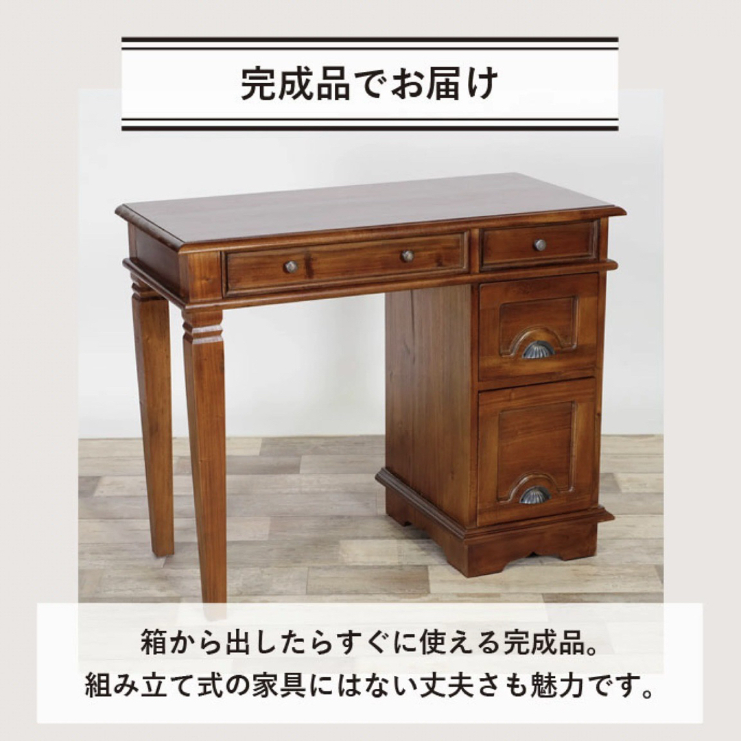 B 新品 アジアン デスク アンティーク カントリー 書斎 カフェ 机