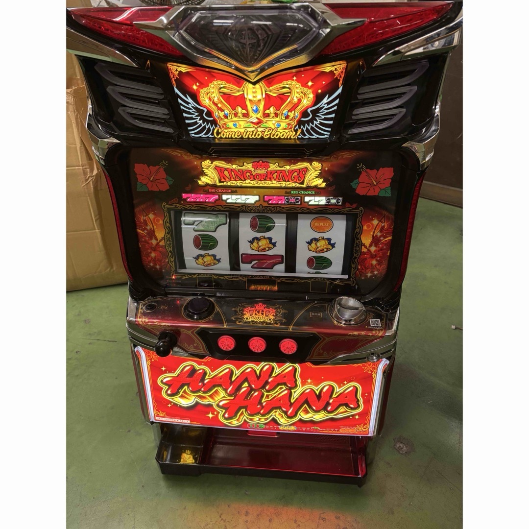 SキングハナハナSP－30 パチスロ 実機 パイオニア◇コイン不要機