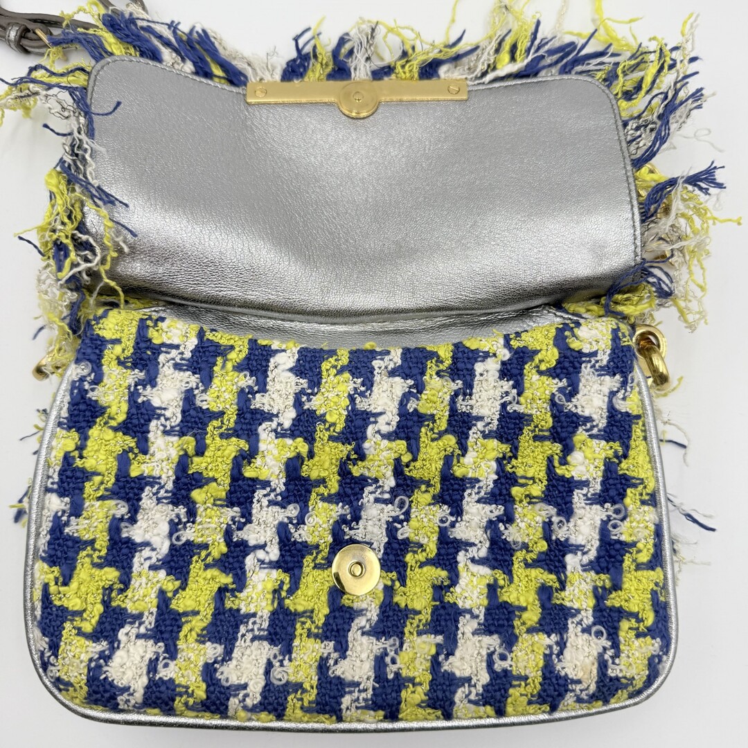 MIU MIU - MIU MIU（ミュウミュウ） ツイード チェーンショルダー