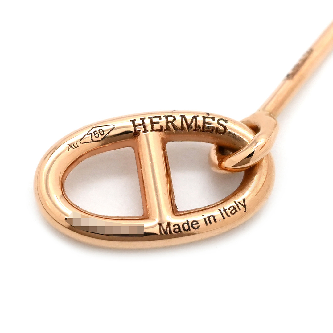 HERMES - エルメス HERMES ピアス ファランドール TPM ピンクゴールド