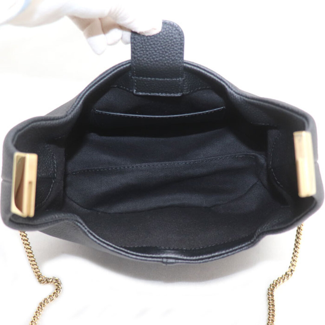 POLENE Beri エディション ブラック チェーン テクスチャード 2Way