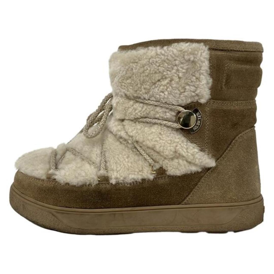 MONCLER - MONCLER(モンクレール) ショートブーツ 37 レディース - 白