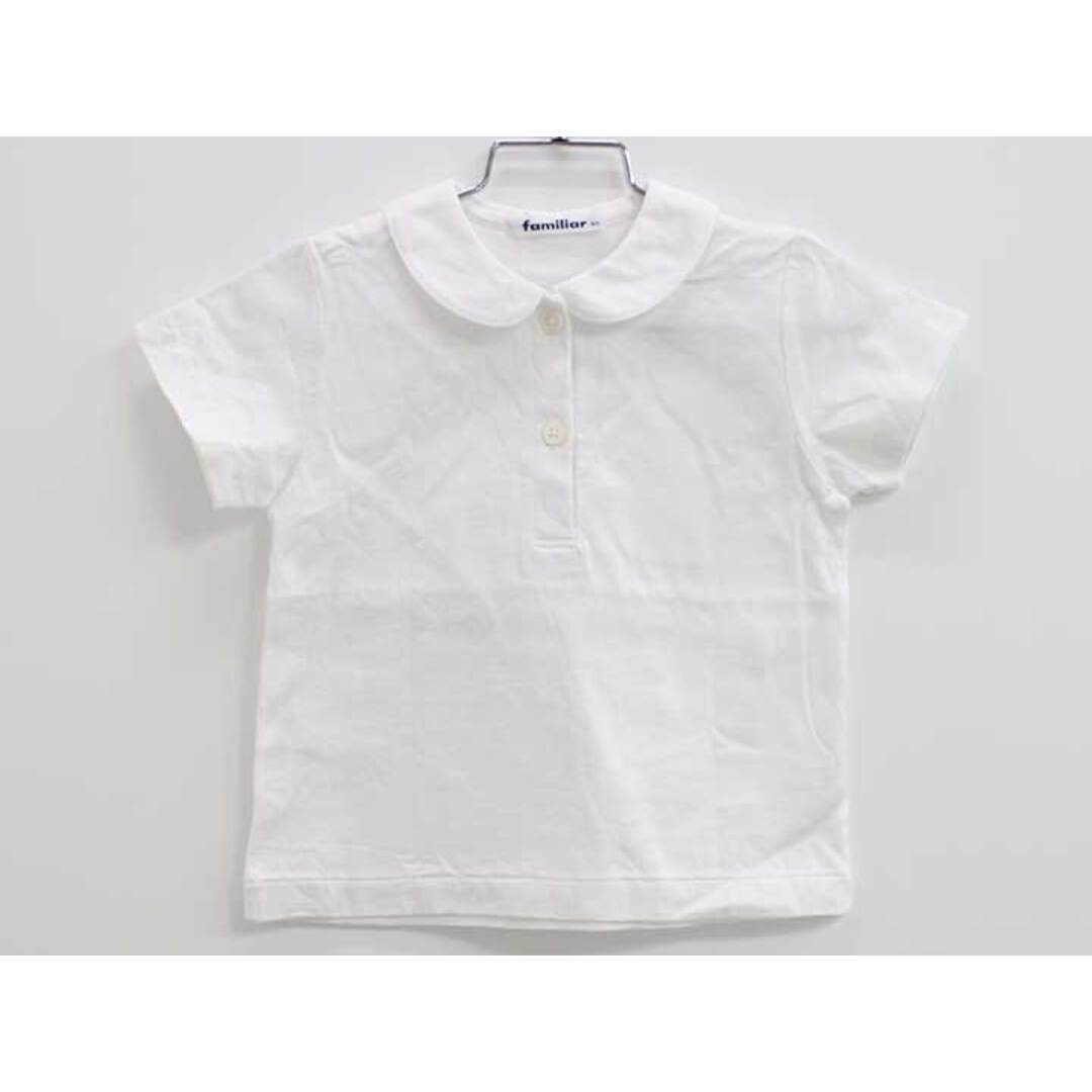 familiar - ファミリア 半袖ポロシャツ 90cm キッズ 女児 白 お受験