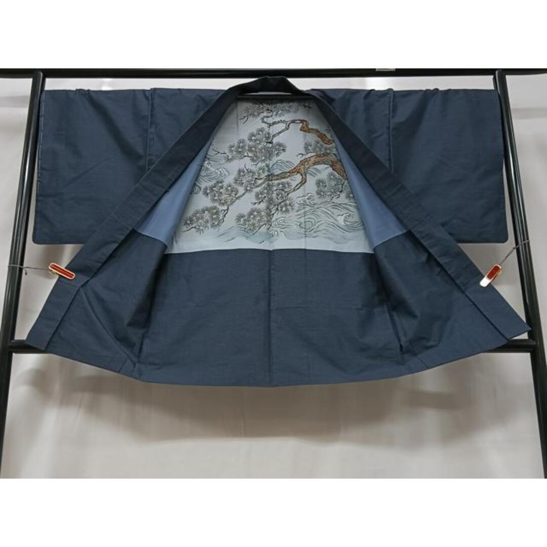 平和屋着物□男性 本場大島紬 アンサンブル 80亀甲 総詰め 正絹 逸品