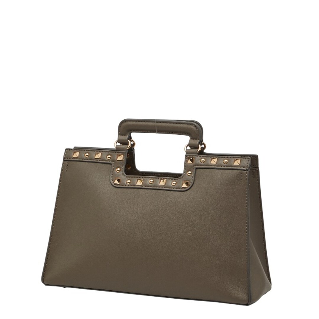 DIANA - 美品 ダイアナ スタッズ ハンドバッグ ショルダーバッグ 2WAY