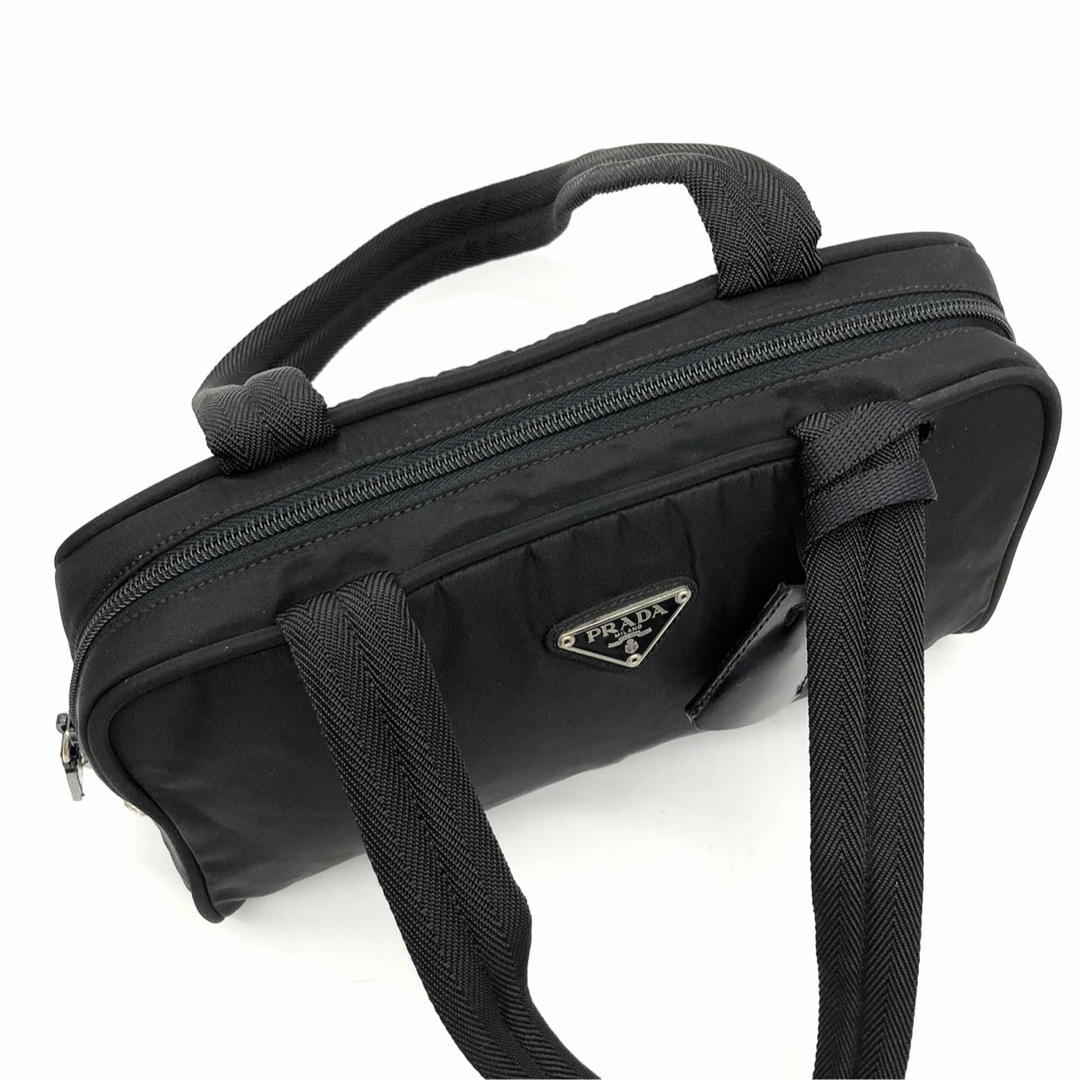 PRADA - ✨美品・ギャランティ付✨プラダ ハンドバッグ 三角ロゴ