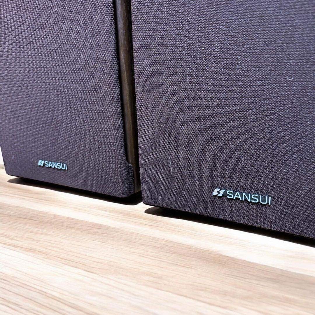 動作良好】SANSUI S-X77 ペア 3Way スピーカー 美品 木製の通販 by