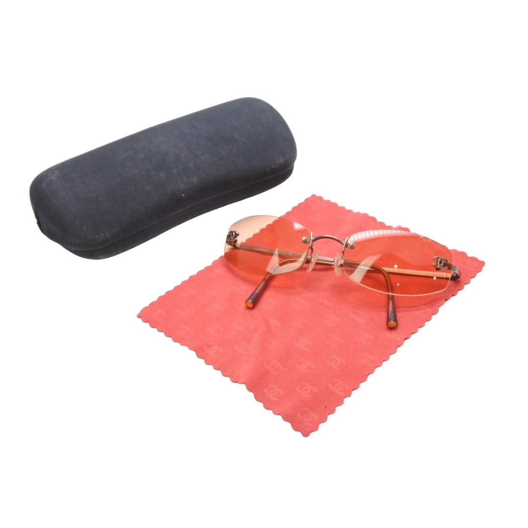 CHANEL - CHANEL シャネル リムレス サングラス アイウェア 4002 c.116