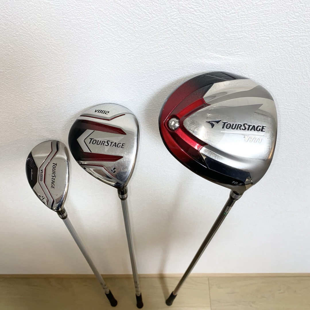 TOURSTAGE - お得TOURSTAGEゴルフクラブ フルセット☆初心者メンズ右利