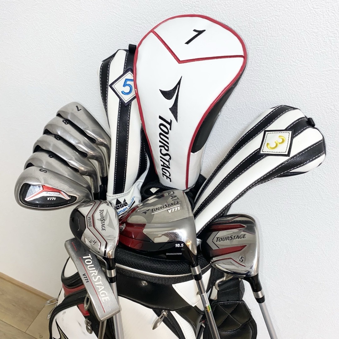 TOURSTAGE - お得TOURSTAGEゴルフクラブ フルセット☆初心者メンズ右利