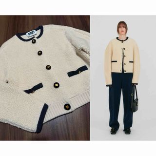 TOMORROWLAND - OHGAオーガ ラクーンカーディガン ホワイトの通販 by