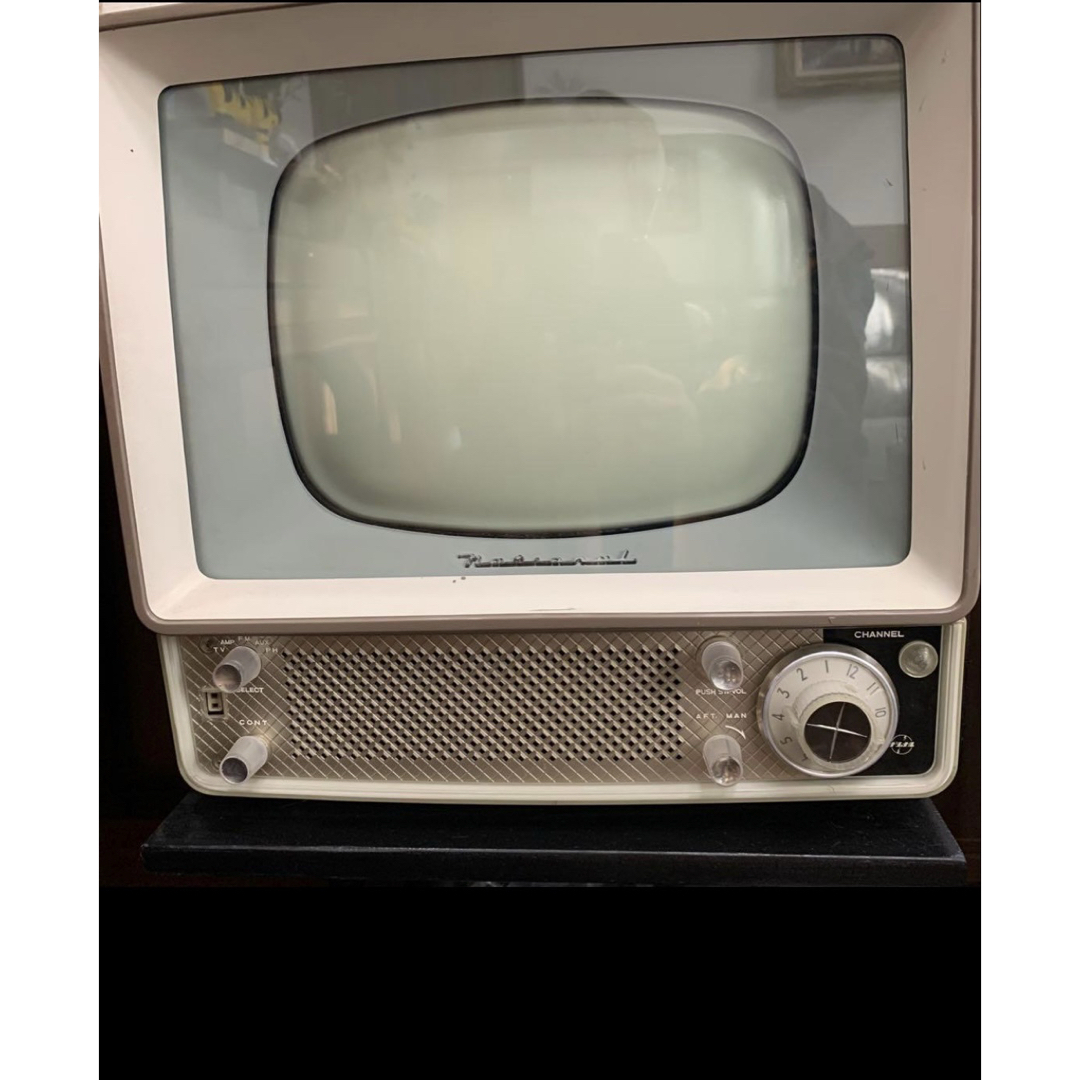 Panasonic - 整備済み(地デジ対応) ナショナル ブラウン管テレビ 白黒