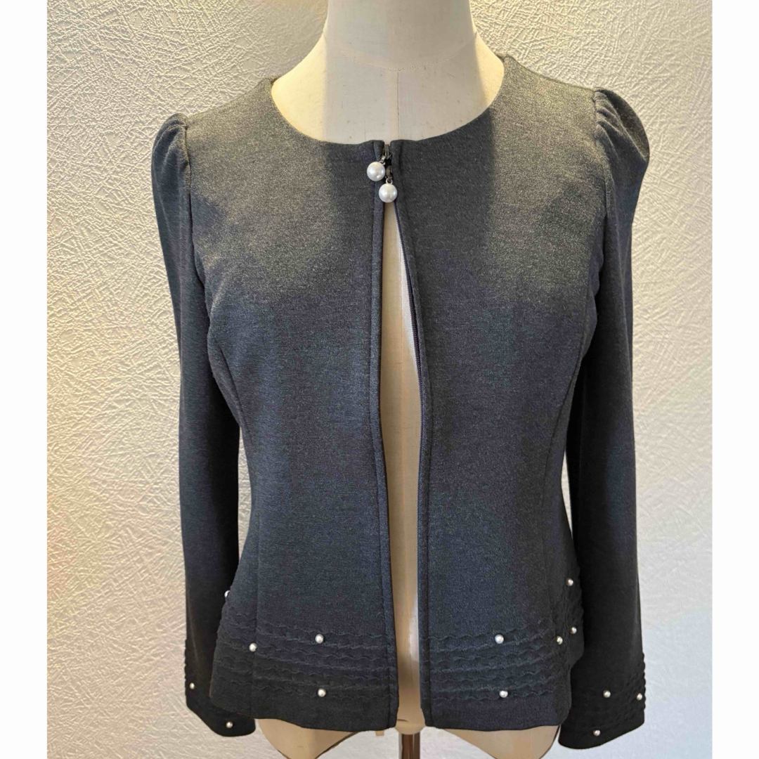 試着のみ⭐︎René カーディガン 34 トップス グレー