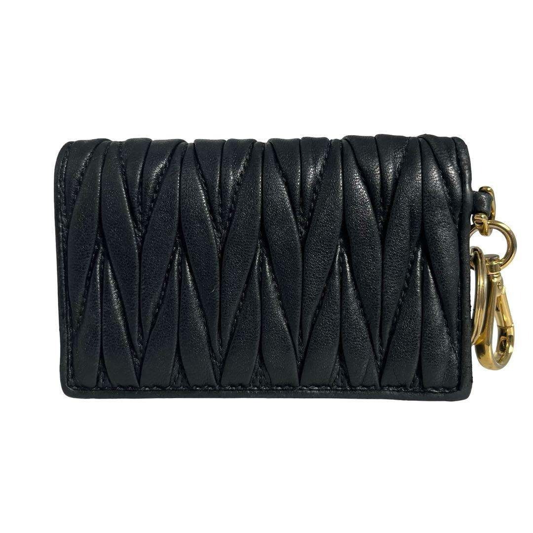 希少✨ミュウミュウ 名刺入れ カードケース キーリング マテラッセ