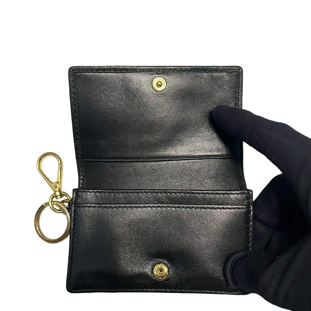 希少✨ミュウミュウ 名刺入れ カードケース キーリング マテラッセ