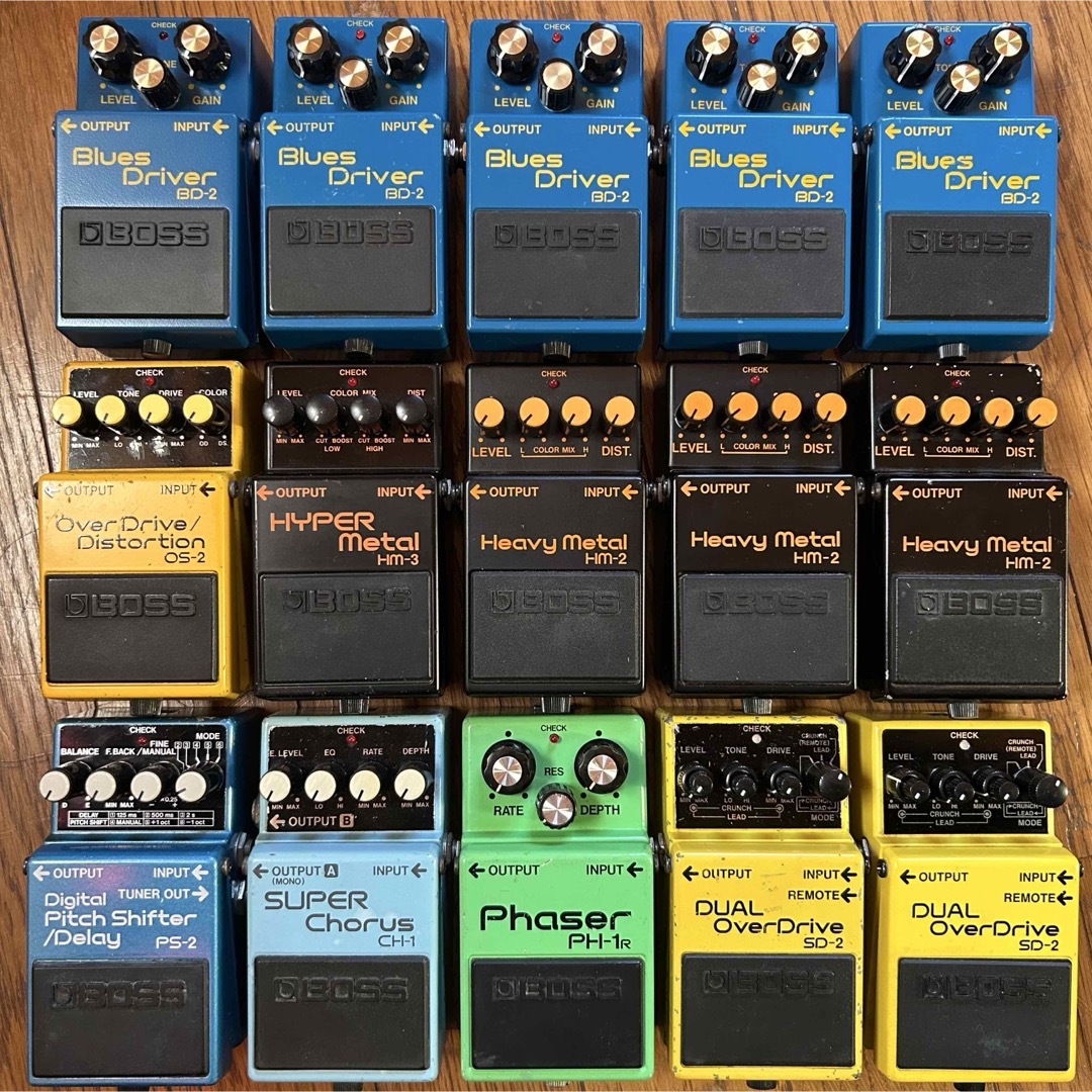 BOSS DS-2 & CH-1 エフェクターセット 動作OK! 箱 説明書付き BOSS DS