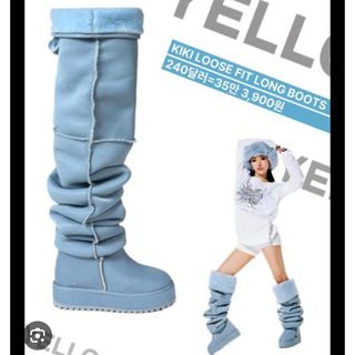 Yellow boots - YELLO ファーブーツの通販 by Momo.SHOP♡｜イエロー