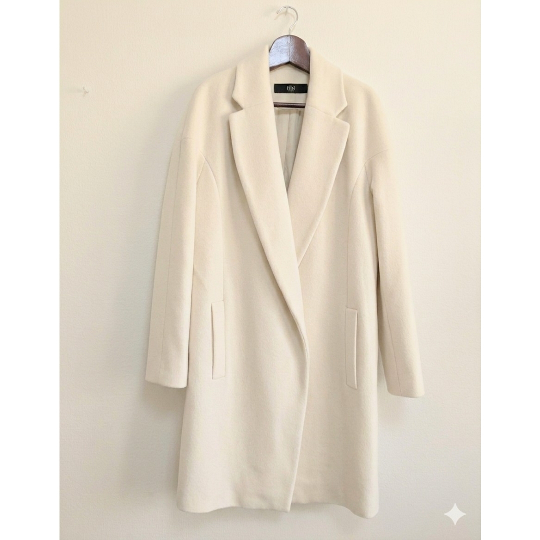 tibi - 【未使用美品】tibi NEW YORK ベルト付きロングコート ウール